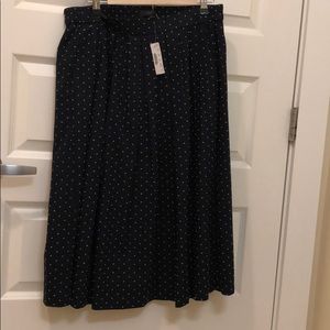 NWT Jcrew A-line Midi skirt